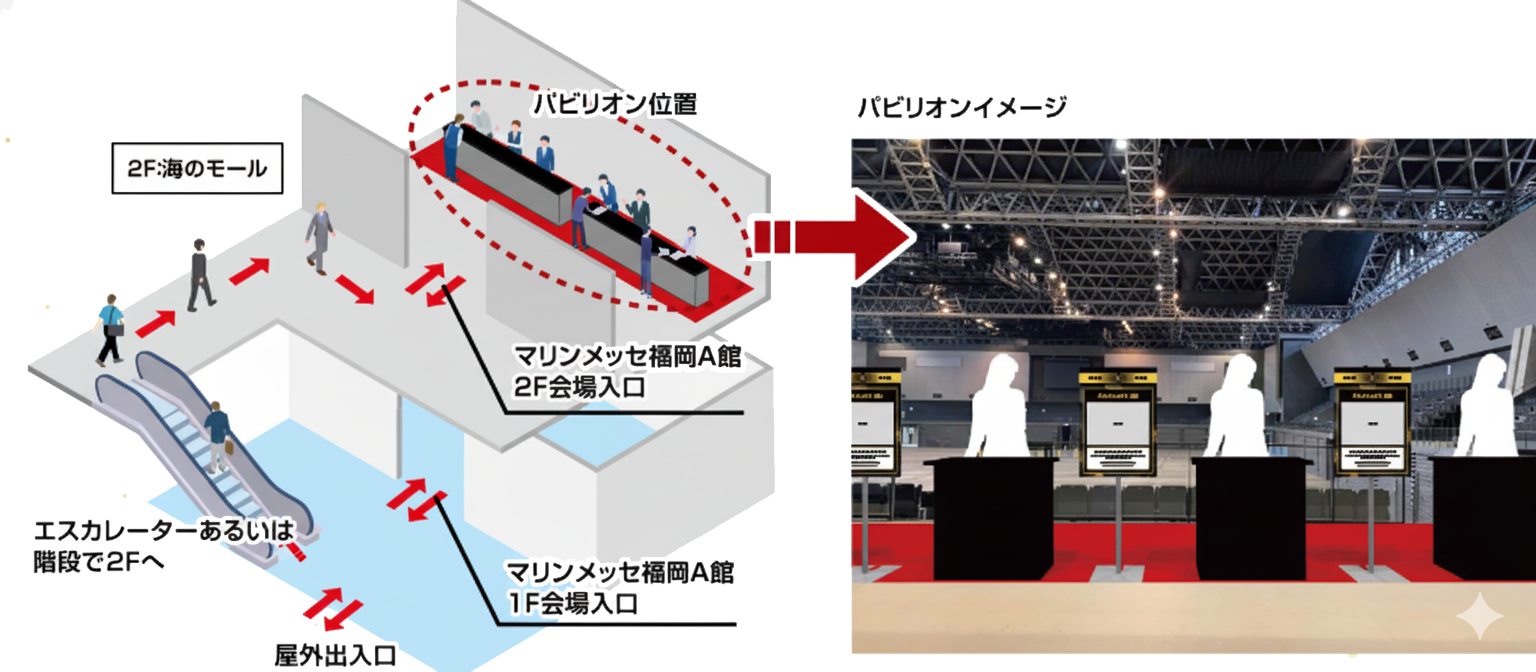 会場までの案内図